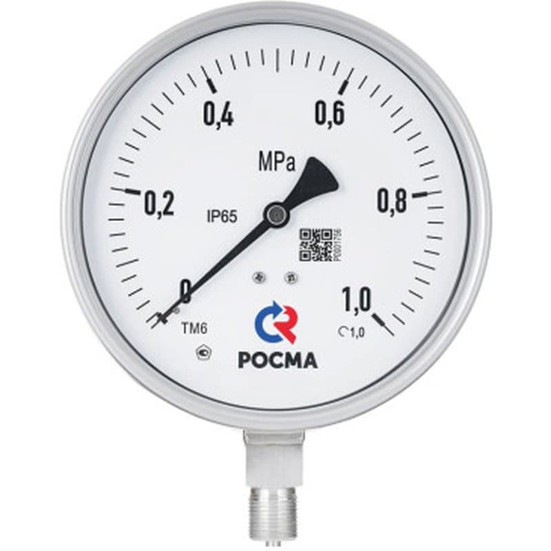 Манометр радиальный Росма ТМ-621Р.00 (0-40МПа) M20x1.5 Б 1.0 виброустойчивый (готовый к гидрозаполнению) коррозионностойкий 150мм, тип - ТМ-621Р, радиальное присоединение, шкала 0-40МПа, резьба M20x1.5, безопасное исполнение, класс точности 1.0
