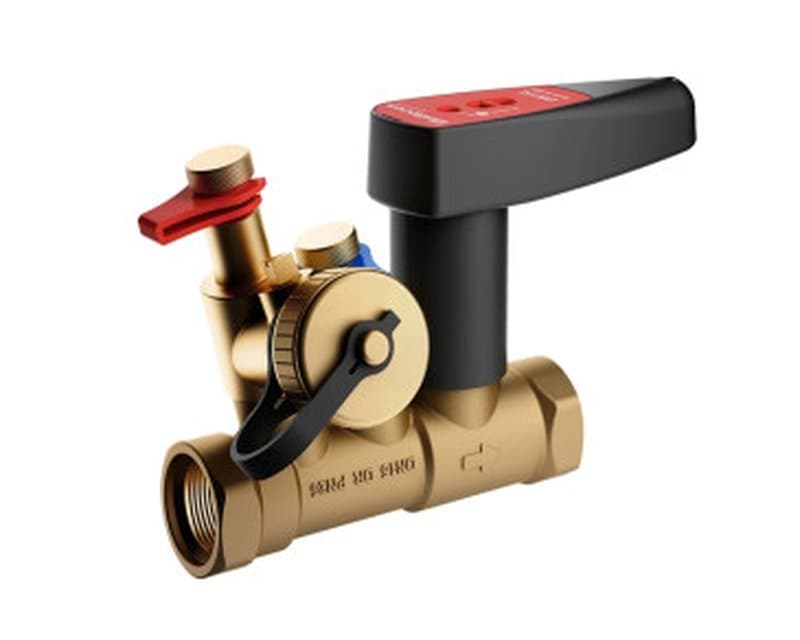 Клапан балансировочный BROEN BALLOREX Venturi FODRV H резьбовой с дренажом 2 Ду50 Ру25 латунный