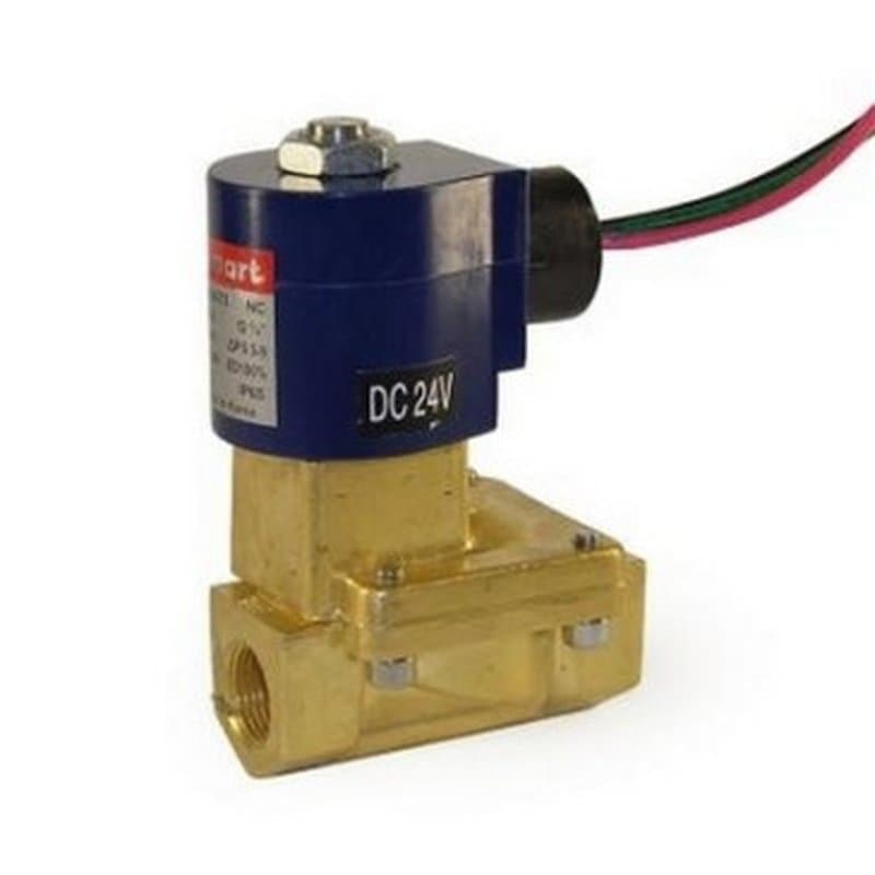 Клапан электромагнитный Smart SG-5547 пилотный 1 Ду25 Ру16 латунь, энергосберегающий, нормально закрытый, DC 24v