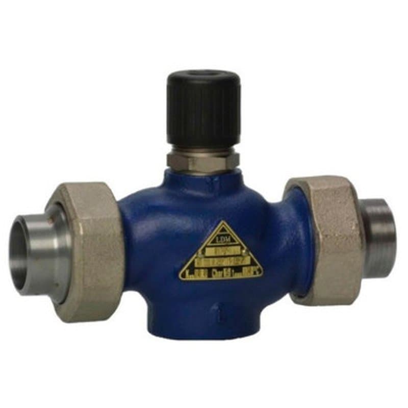 Клапан регулирующий двухходовой LDM RV111R 233-T 1/2 Ду15 Ру16, резьбовой, корпус – серый чугун EN-JL 1030, Tmax до 150°С, Kvs=0.16 м3/ч