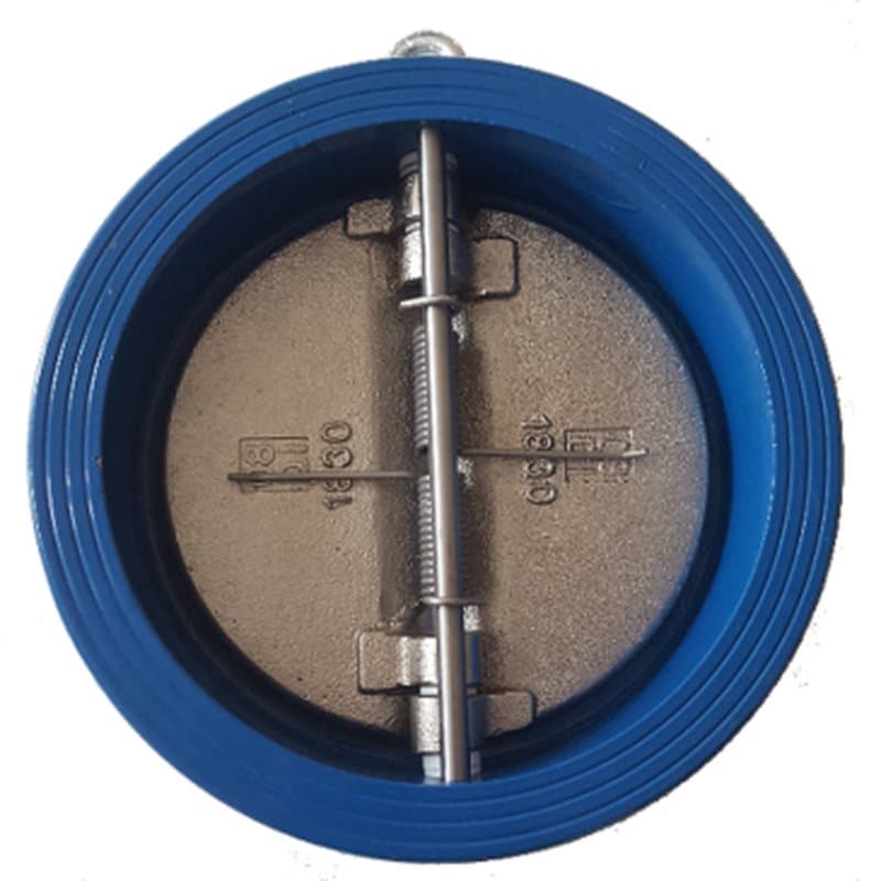 Клапан обратный Kvant Ду50 Ру16 фланцевый, уплотнение - NBR, диск - чугун, корпус - чугун