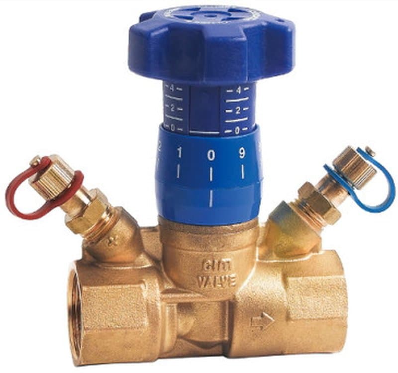 Клапан-партнер балансировочный автоматический Cimberio 787OT 1 1/4 Ду32 Ру25 6,7 куб.м.ч.