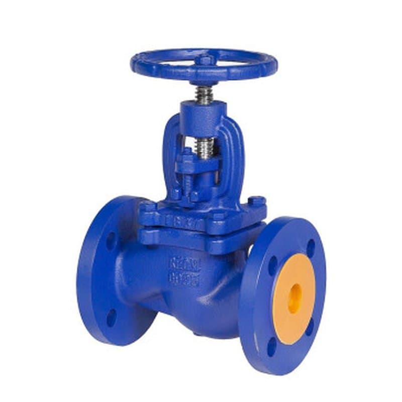 Вентиль запорный сальниковый REON RSV16 Ду40 РУ16 чугунный, фланцевый, со штурвалом