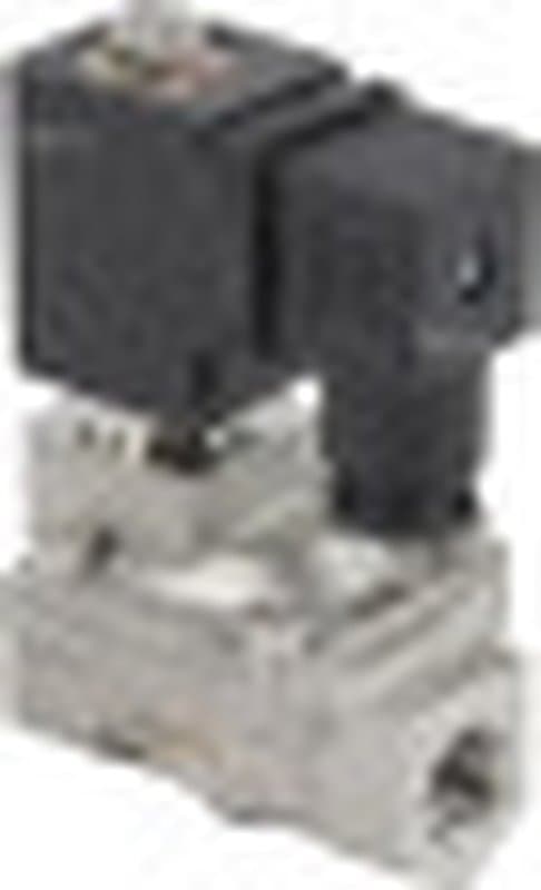 Клапан электромагнитный соленоидный двухходовой VS2W-401E-PU-NC Ду10 Ру10 корпус сталь, пилотного действия, присоединение внутренняя резьба 3/8, нормально закрытый (НЗ), уплотнение EPDM, катушка 24В