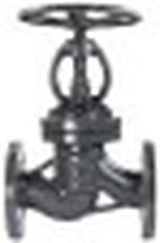 Клапан запорный Китай 15с22нж Ду20 Ру40 сталь, фланцевый, штурвал