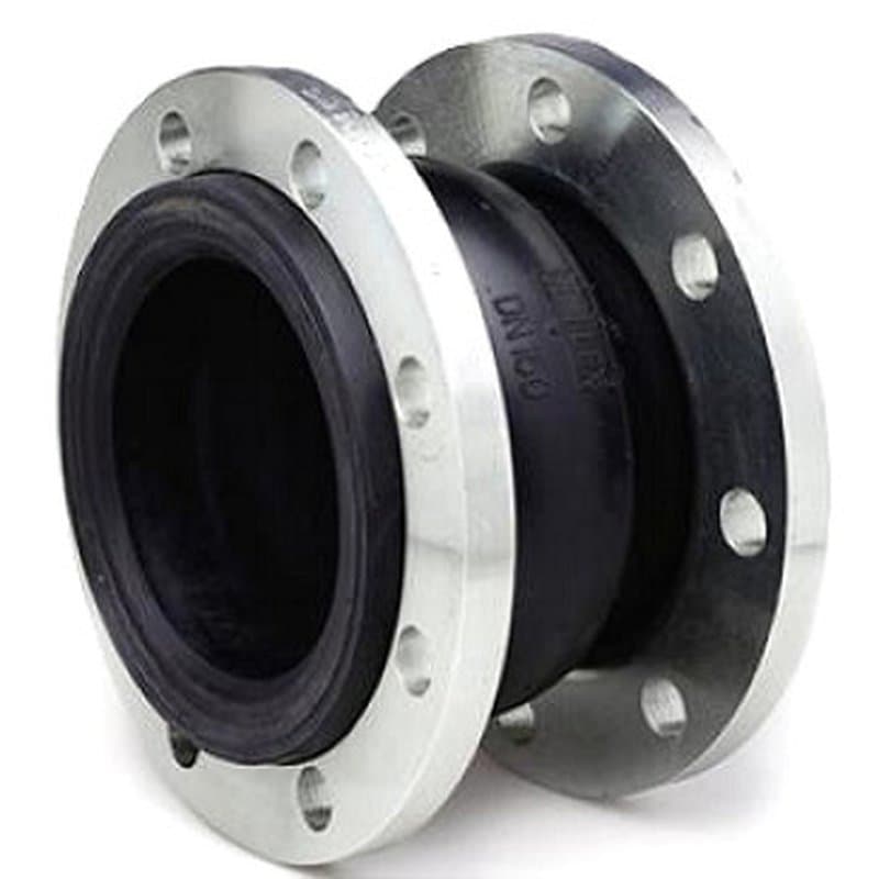 Компенсатор резиновый Yuanda Ду80 Ру16 EPDM фланцевый антивибрационный