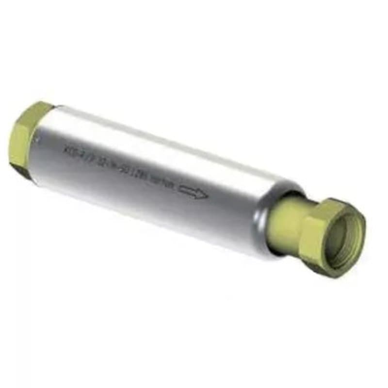 Компенсатор сильфонный осевой многослойный Hortum КСО-P/2 1 Ду25 Ру16 внутренняя резьба, с защитным кожухом и внутренним экраном, осевой ход 50 мм (25 -16 - 50)