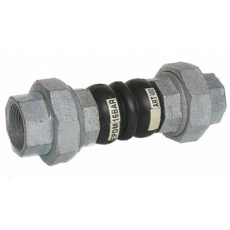 Компенсатор линейных расширений резьбовой Cimberio CIM 8000 1 1/2 Ду40 Ру16 EPDM