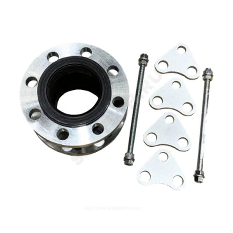 Компенсатор резиновый Tecofi DI7251N Ду125 Ру25 EPDM фланцевый, со скользящими фланцами и ограничителями хода