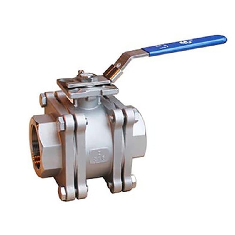 Кран шаровой Tecofi BSE6189-02PV 3/4 Ду20 Ру140 полнопроходной, разборный, трехсоставной, внутренняя резьба, стальной