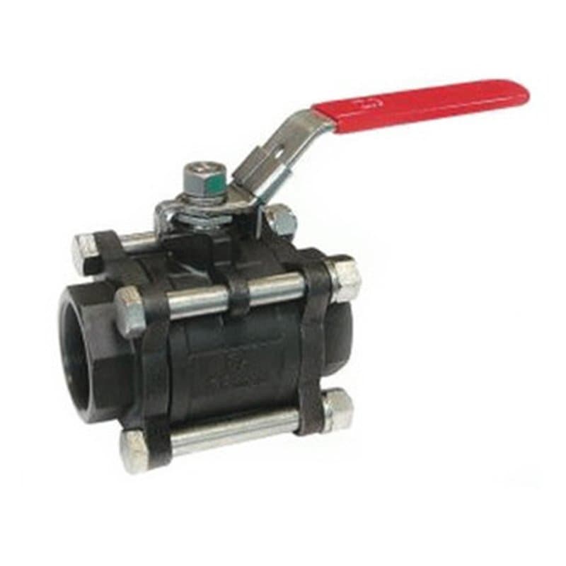 Кран шаровой Tecofi BS5379BSP 1 Ду25 Ру64 полнопроходной, разборный, внутренняя резьба, трехсоставной, стальной