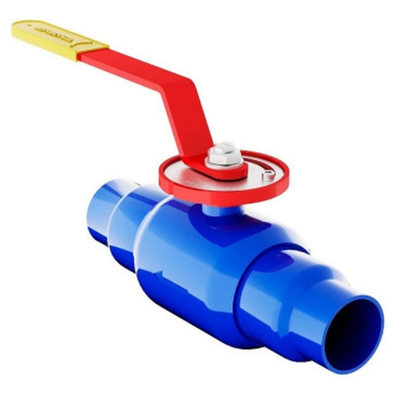 Кран шаровой Маршал 11с67п 12ЦрП.00.1 Ду50 Ру40 цельносварной полнопроходной, сталь 20, под приварку, управление рукоятка, без ниппелей