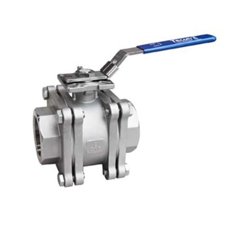 Кран шаровой Tecofi BSE6789-02PV 1/4 Ду8 Ру140 полнопроходной, разборный, трехсоставной, внутренняя резьба, стальной