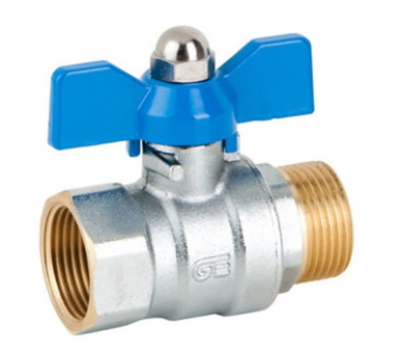 Кран шаровой Genebre 3036 02 1/4 Ду8 Ру25 полнопроходной, латунный, резьбовой