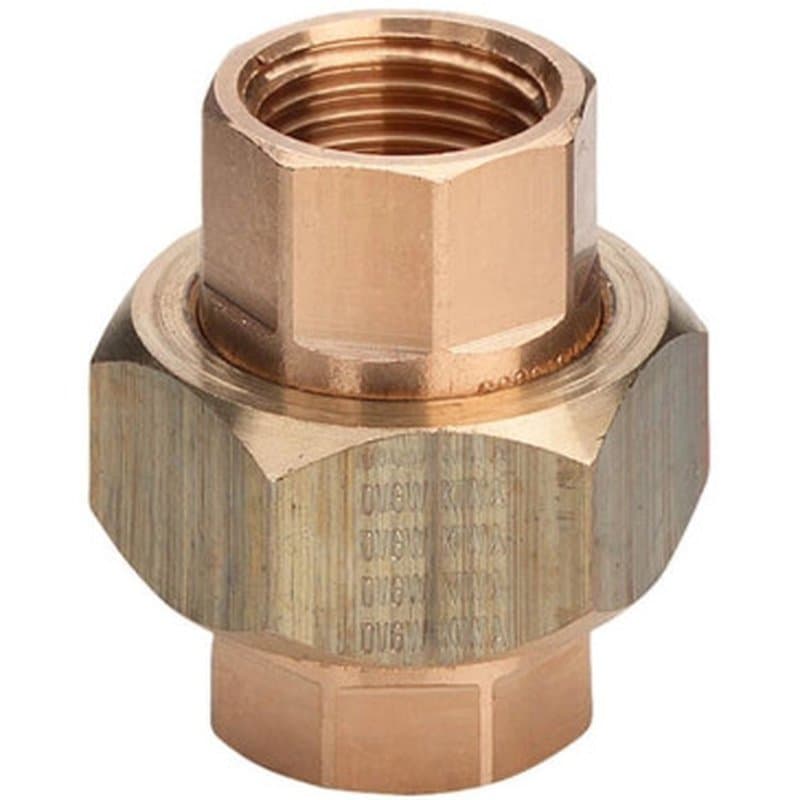 Соединитель Viega 271 1 1/2 Ду40 Ру16 разъёмный, корпус-бронза, с плоской прокладкой, внутренняя резьба