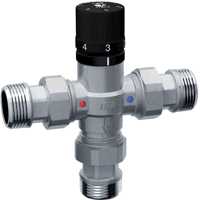 Смеситель термостатический FAR FA 3956 1 1/2″ Ду40, американка
