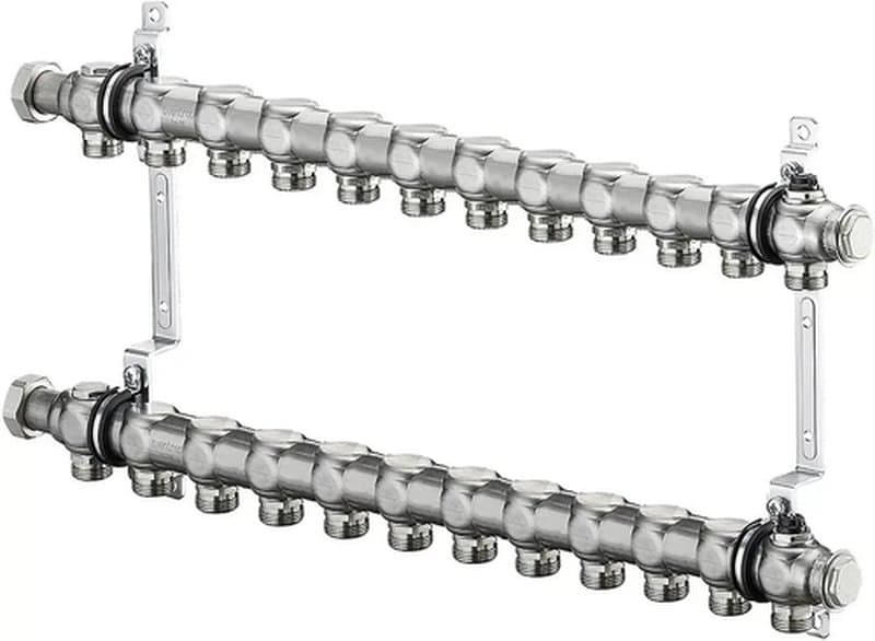 Группа коллекторная Oventrop 1″ нак/г 6 вых 3/4″ НР