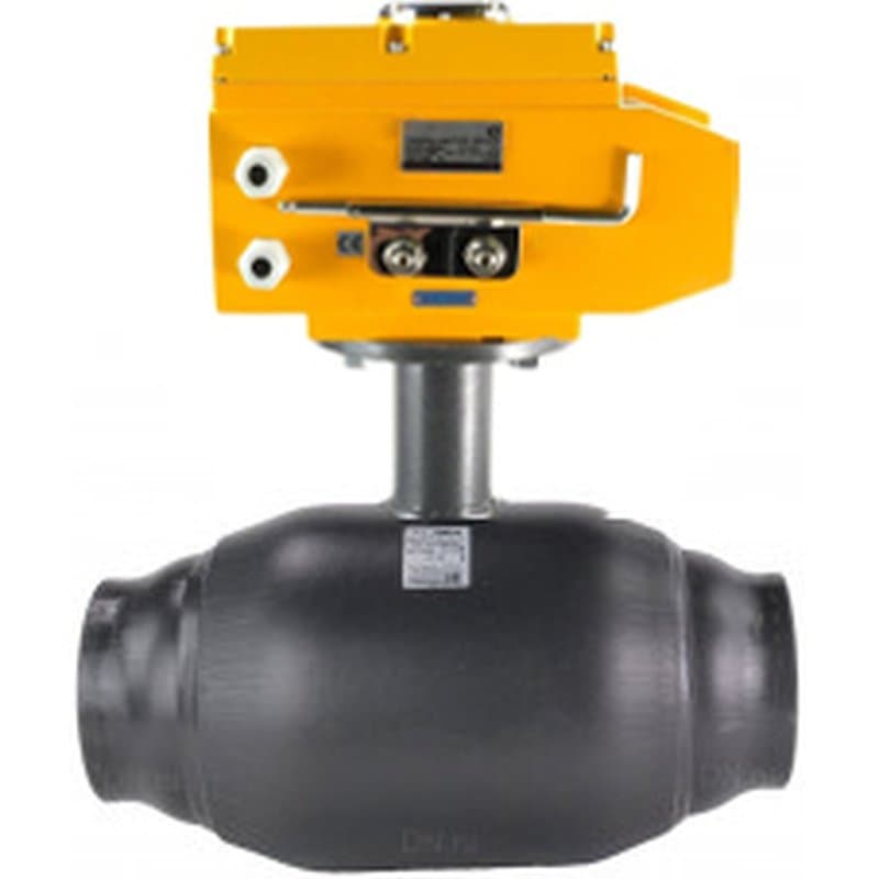 Кран шаровый ALSO КШ.П.П.Р.032.40-01 Ду32 Ру40 полнопроходной, присоединение - под приварку, корпус - сталь 20, уплотнение - PTFE, управление - электропривод QT-005 220В