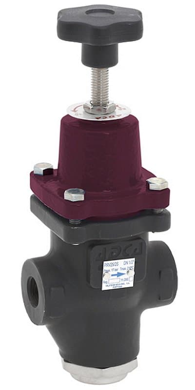 Клапан редукционный ADCA PRV25/2SG 1/2″ Ду15 Ру25 Kvs=1,7 сильфонный стальной резьбовой 3,5-8,6 бар