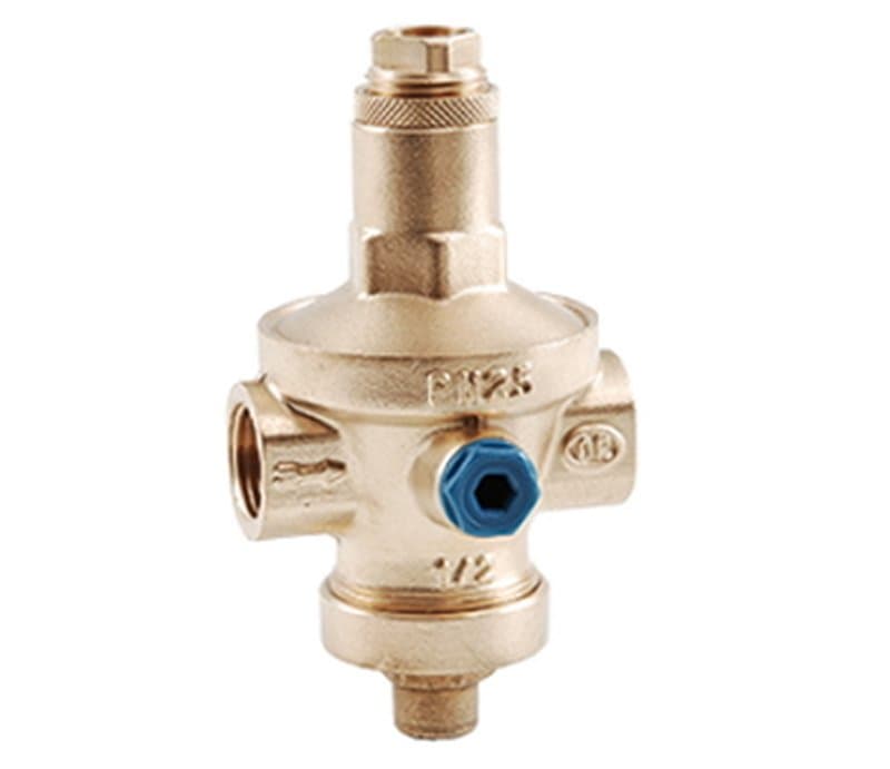 Регулятор давления бытовой OR 0224.033 1 1/4″ Ду32 Ру25 внутренняя резьба, латунный, мембранный, с выходом под манометр, Рн = 1 - 7 бар