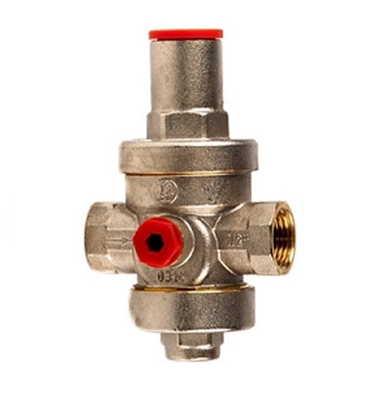 Регулятор давления бытовой Giacomini R153P 1 1/2″ Ду40 Ру25 муфтовый поршневой под манометр R153PX007