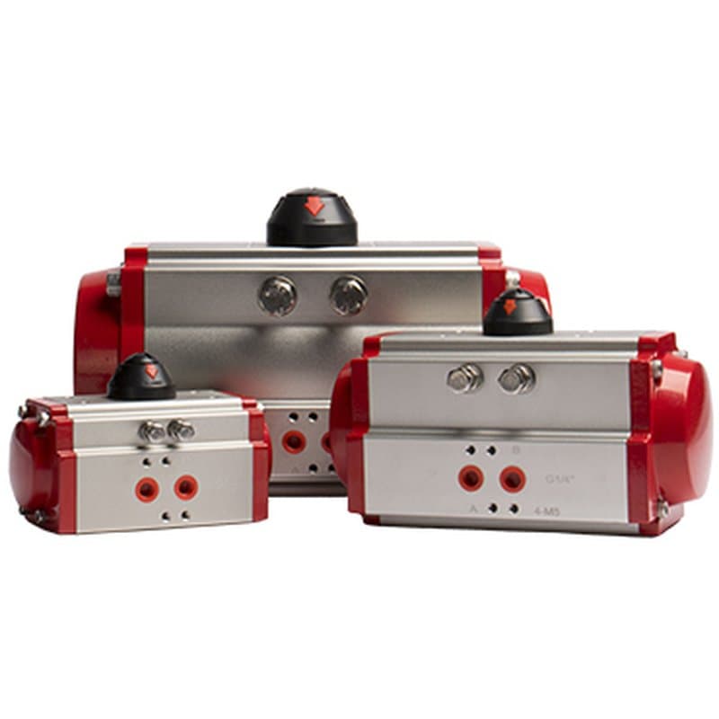 Привод пневматический РАШВОРК 930-SR-0133, 133Нм, SR с возвратными пружинами, F05/F07, муфта 17х17мм