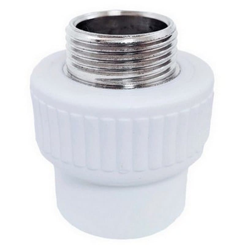 Муфта PPRC комбинированная MeerPlast Дн25x20 Ру25 Base наружнаяя резьба