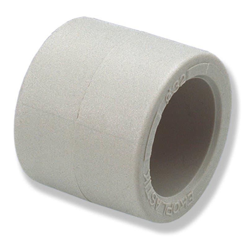 Муфта PP-RCT соединительная Ekoplastik Дн16 Ру25 белая под приварку