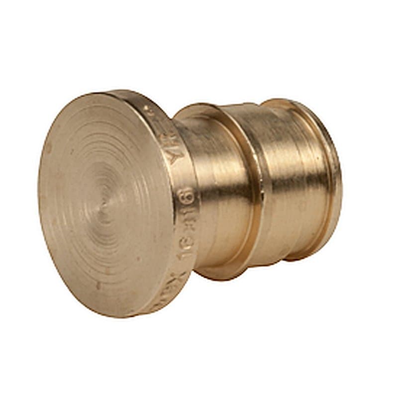 Заглушка радиальная Giacomini GX165 Дн16 Ру10 для труб из сшитого полиэтилена, материал корпуса- латунь