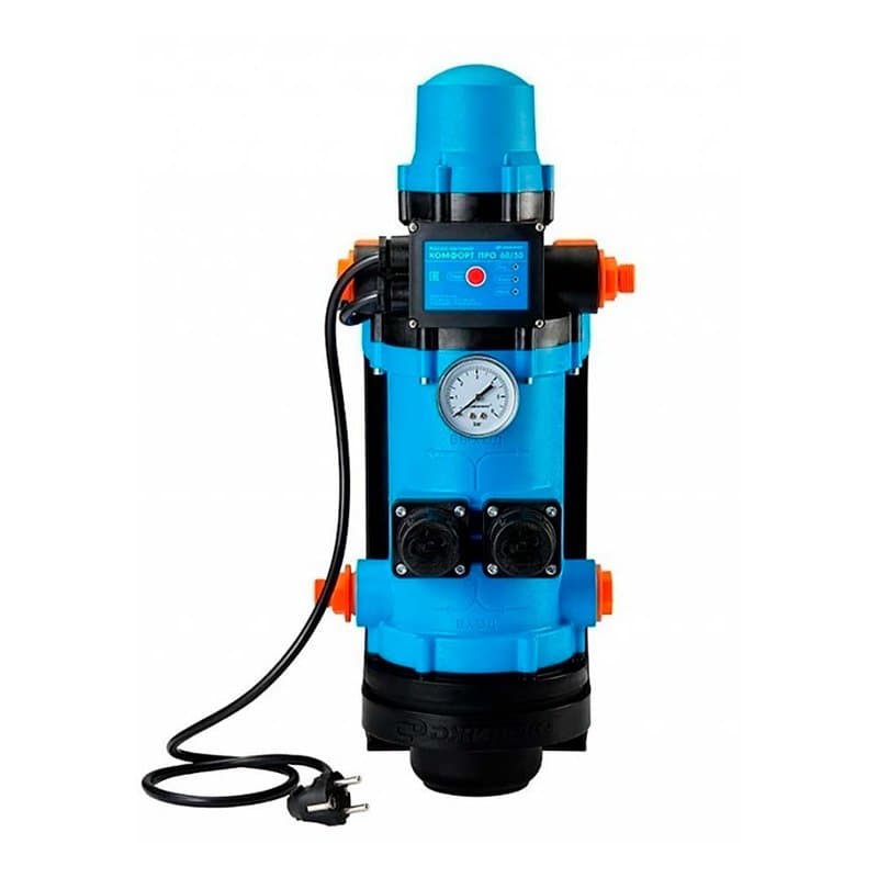 Насос поверхностный Джилекс Комфорт ПРО 60/30 Ру2.5 корпус пластик, расход 60 л/мин, напор 30 м, 1х200-240В/50Гц