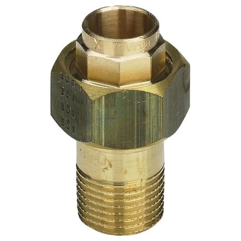 Соединитель Viega 94343G Дн54x2″ Ру25 разъёмный, корпус-бронза, с коническим уплотнением, соединение под пайку