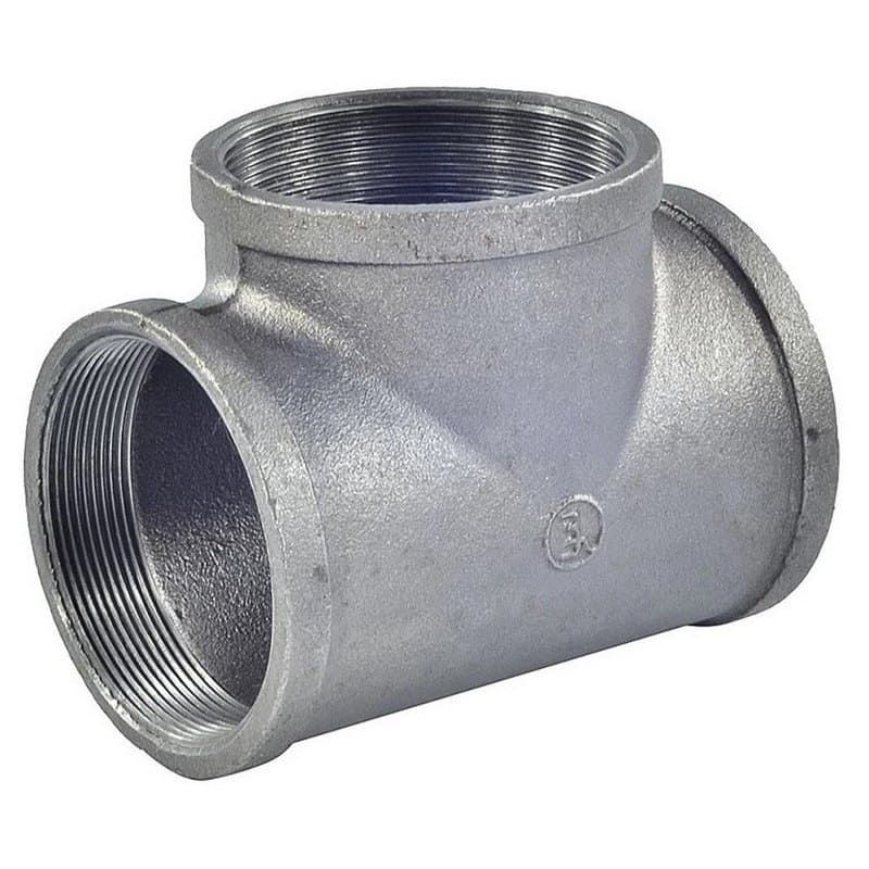 Тройник равнопроходной Fittex PLUS Ду65 Ру16  чугунный внутренняя/внутренняя резьба