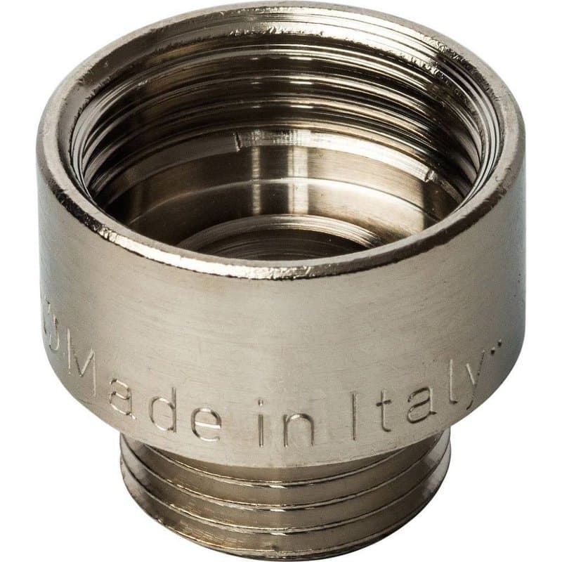 Переходник STOUT SFT-0008 3/4″ х 1/2″ Ду20x15 Ру16 внутренняя/наружная резьба, корпус - никелированная латунь