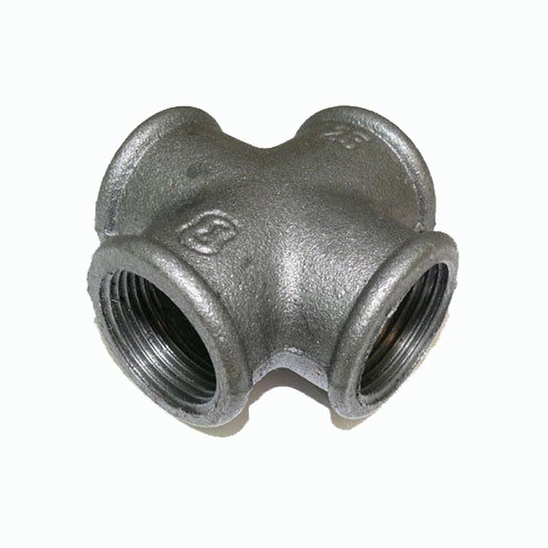 Крест чугунный Спецдеталь Ду32 (1 1/4 дюйма) Ру16 резьбовой ВР/ВР ГОСТ 8961-75