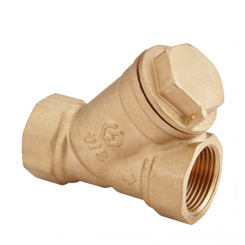 Фильтр сетчатый MVI FW.210 Ду15 Ру16 1/2″ Y-образный, материал корпуса – латунь, покрытие – никель, тип подключения – внутренняя резьба