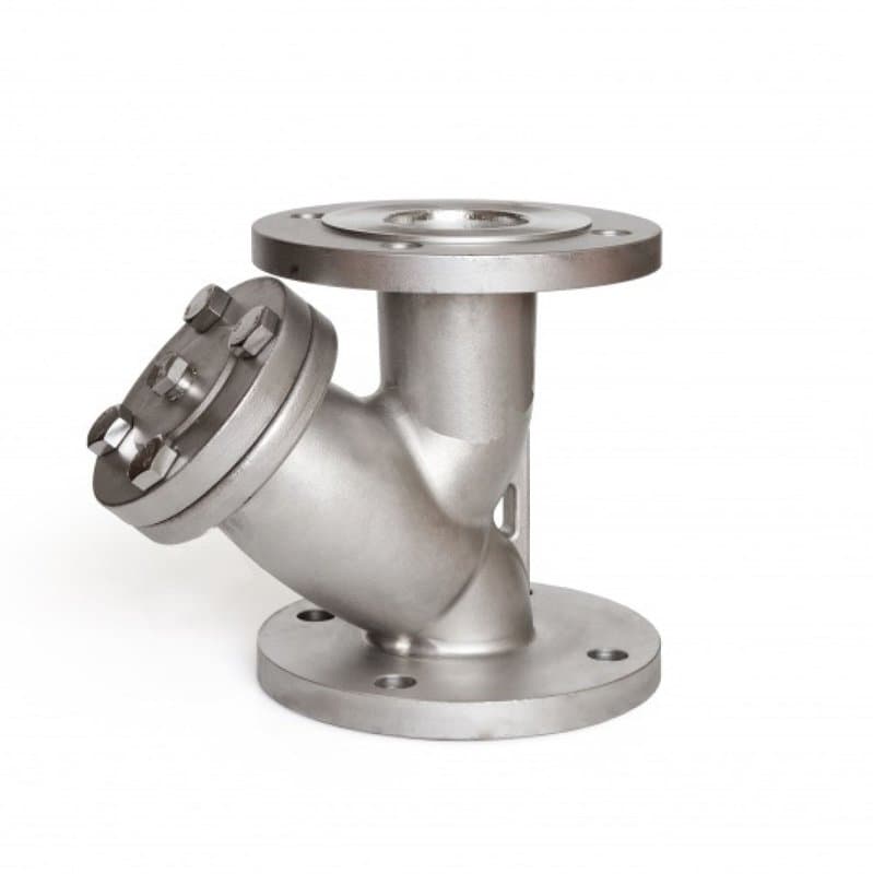 Фильтр сетчатый Китай 4″ Ду100 Ру24 фланцевый, AISI316