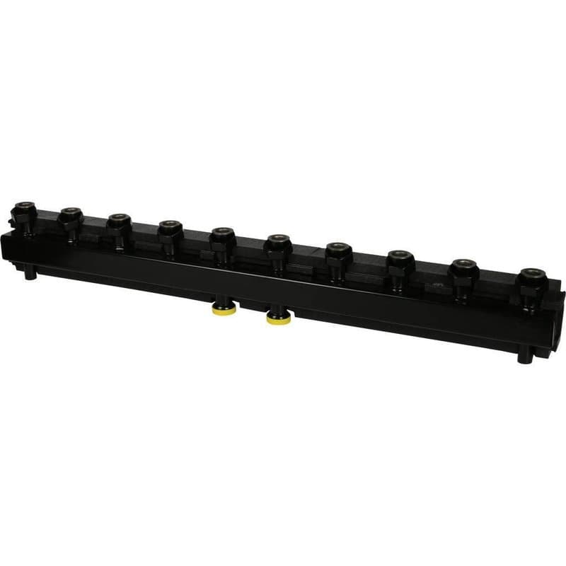 Коллектор распределительный стальной Stout SDG-0016 1″ 1/2 Ду25 Ру4 с верхними выходными патрубками, 6 выходов
