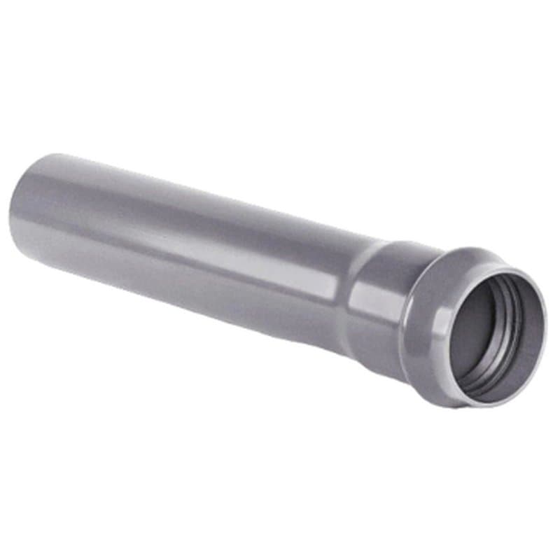 Труба Aquaviva Дн110х5.3 Ру12.5, серая, напорная раструбная, SDR21, материал - НПВХ, длина - 3 м