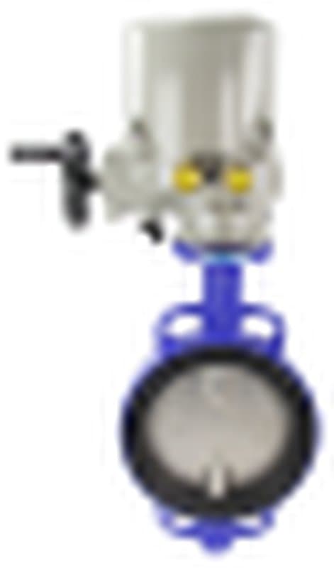 Затвор дисковый поворотный Genebre 2103 Ду300 Ру16 с электроприводом ГЗ-ОФ-400/14(м), 380В