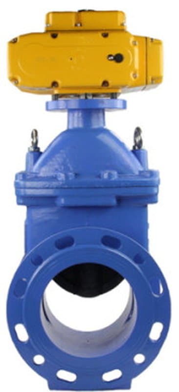 Задвижка чугунная Рашворк 103 Ду200 Ру16 фланцевая с электроприводом -MT-200, 220В