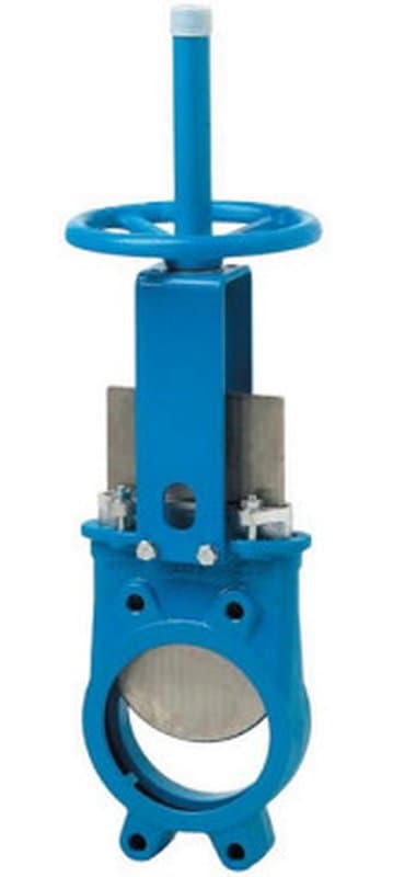 Задвижка шиберная ORBINOX EX-01 чугунная Ду150 Ру10 HW-M METAL со штурвалом