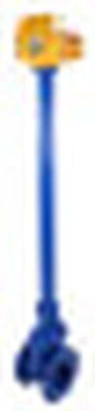 Задвижка клиновая 30ч939р синяя -300-16-GGG50-EPDM-F4-BLUE Ду300 Ру16, обрезиненный клин - EPDM, с колонкой управления F14 (ОСТ тип В) L=3000 и электроприводом MT-300 380В