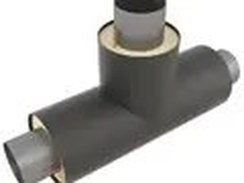 Тройник б/ш г/д 219х8/355 - 159х5/280 ППУ-ПЭ 1400/700