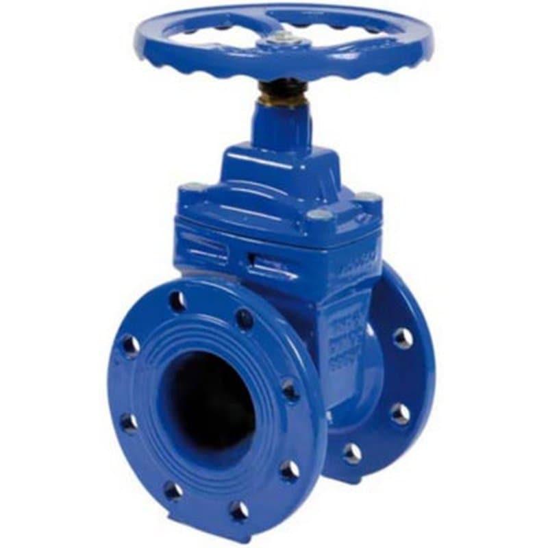 Задвижка клиновая Tecofi VOC4241-00NI Ду150 Ру16 фланцевая, корпус - чугун, уплотнение - EPDM, обрезиненный клин, Тмакс=70°С, со штурвалом