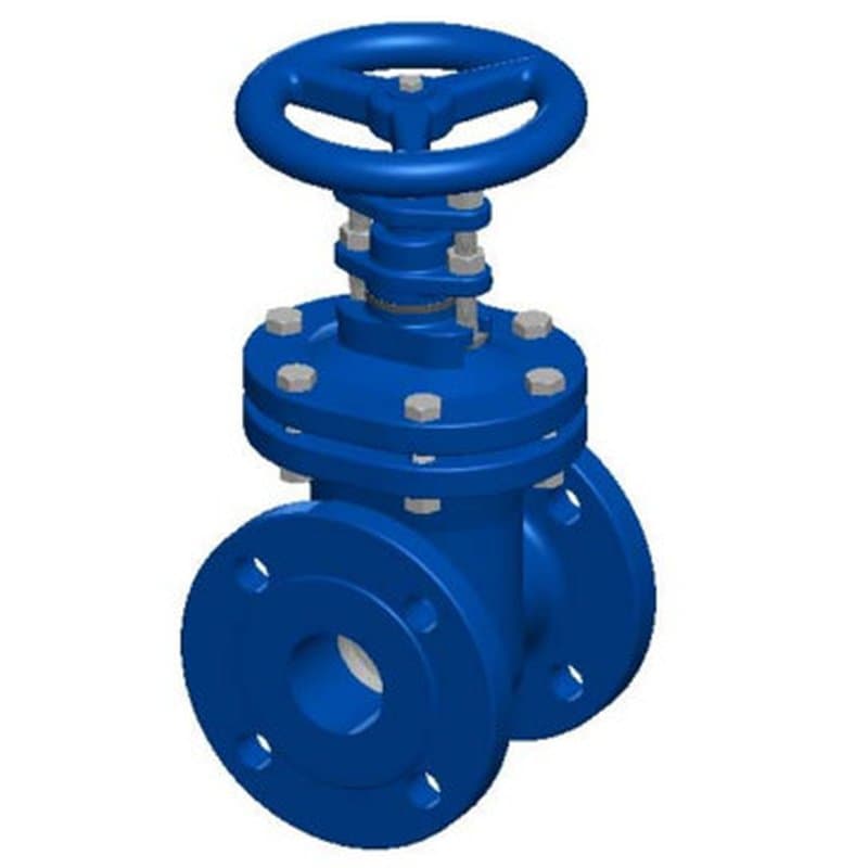 Задвижка клиновая Tecofi V3200 Ду150 Ру10 фланцевая, корпус - чугун, уплотнение - латунь, Тмакс=120°С, со штурвалом