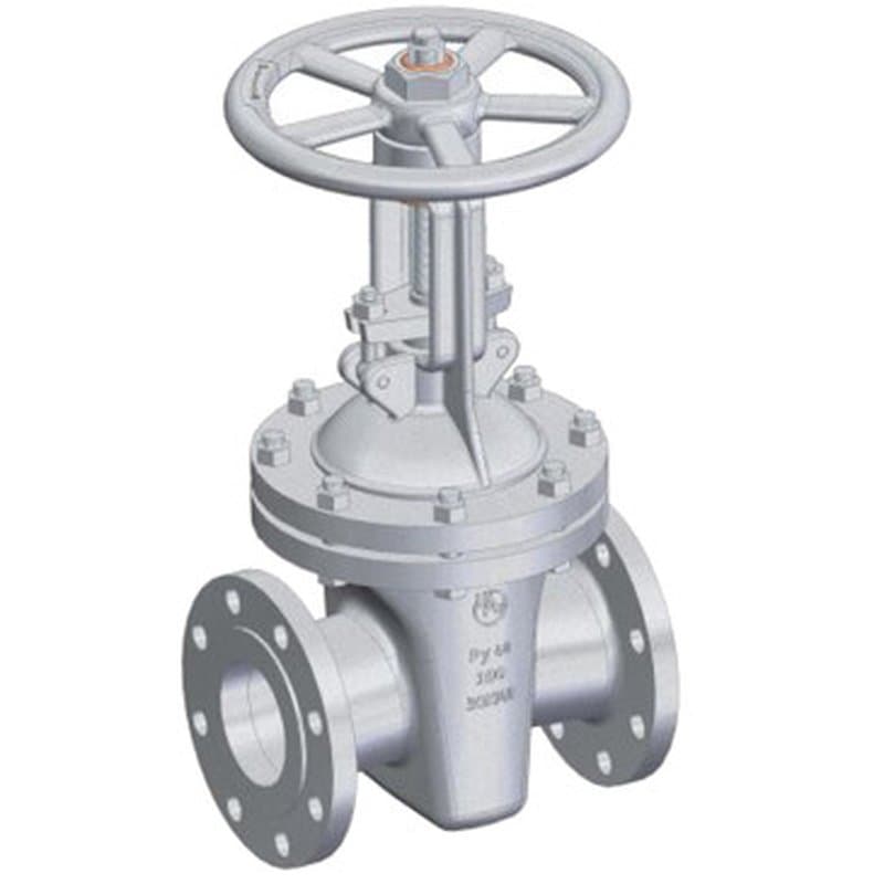 Задвижка клиновая ЧАЗ ЗКЛ2-40 30с15нж Ду50 Ру40 фланцевая, корпус - сталь, уплотнение - ТРГ, с выдвижным шпинделем и штурвалом