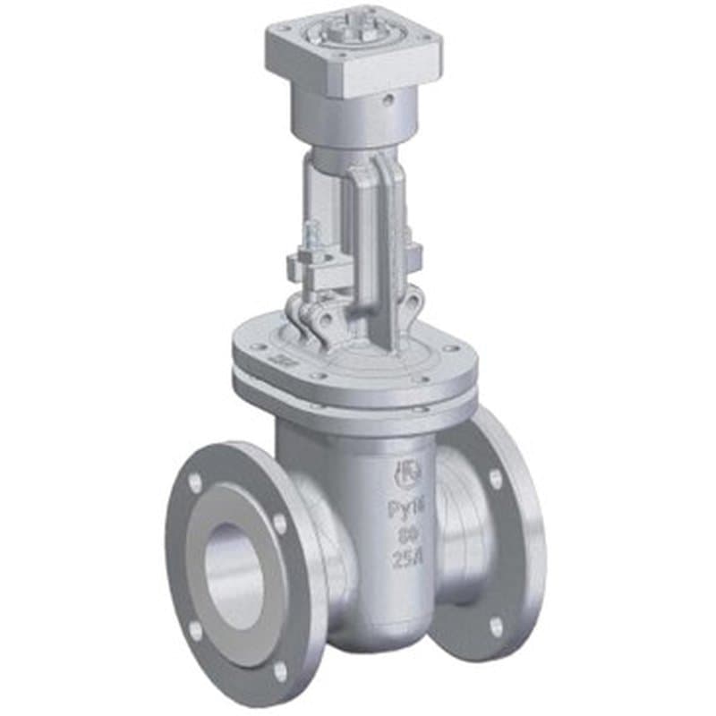 Задвижка клиновая ЧАЗ ЗКЛПЭ-16ХЛ 30лс941нж укороченная Ду50 Ру16 фланцевая, корпус - сталь, уплотнение - ТРГ, под привод