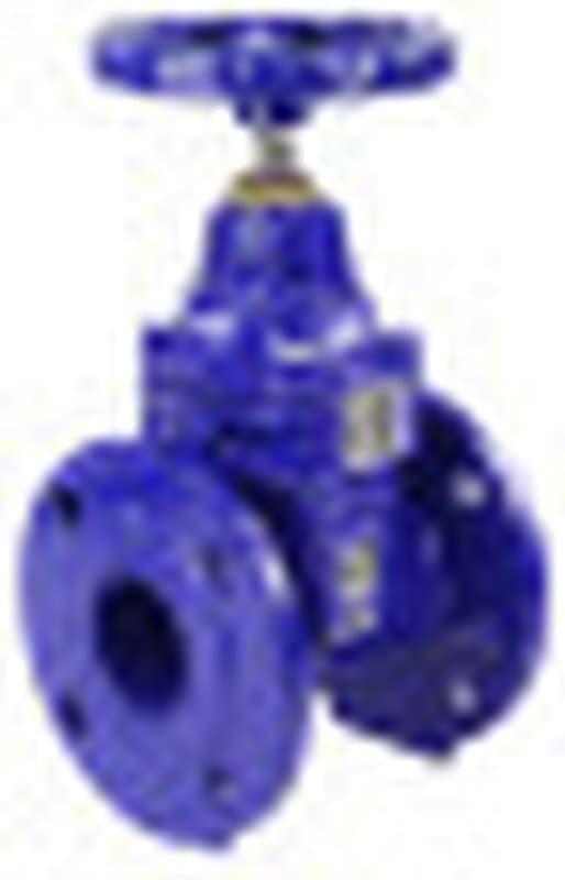 Задвижка клиновая обрезиненная Dendor 47GV Ду50 Ру16 фланцевая чугунная со штурвалом