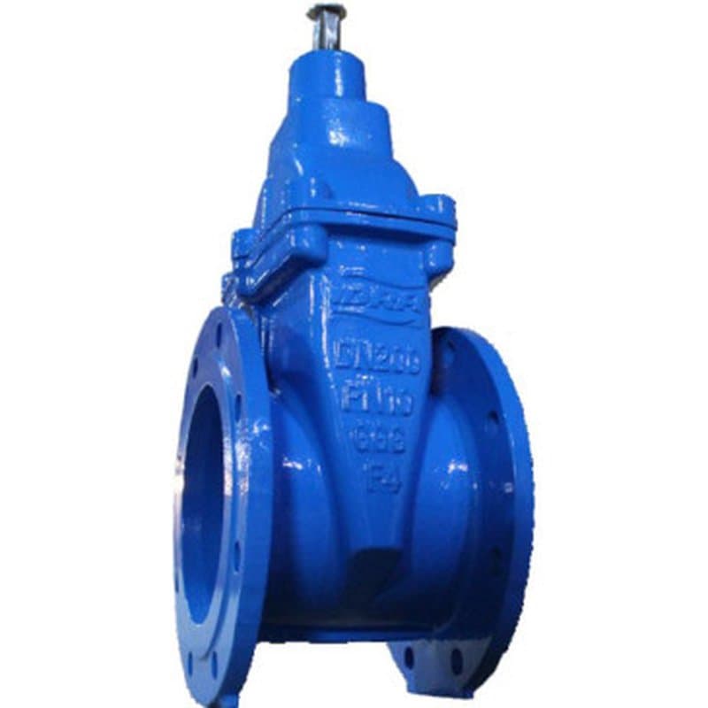 Задвижка с обрезиненным клином IDRA GQ Ду80 Ру16, 30ч39р, корпус - чугун