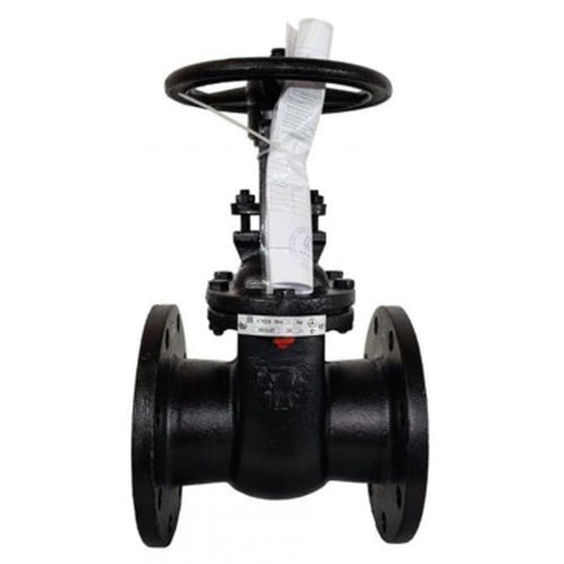 Задвижка параллельная СибЗТА 30ч6бр Ду100 Ру10 корпус - серый чугун СЧ25, фланцевый, со штурвалом